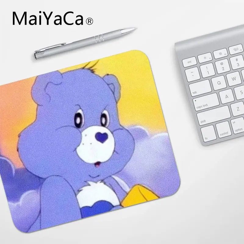 No Lock Edge25x29cm MaiYaCa Одежда высшего качества с мультяшным принтом Care Bears офисные мыши геймера силиконовый коврик для мыши Лидер продаж подставка под руку Мышь - Цвет: No Lock Edge25x29cm