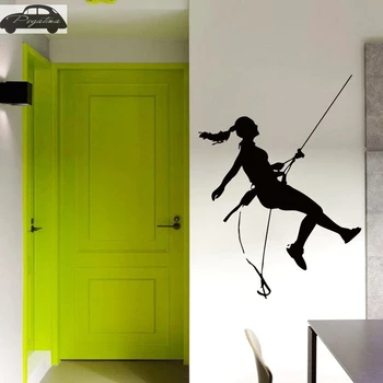 

Rock Climbing Wall Sticker Vinyl Climber Wall Decals Pegatina Decor Mural Home Decoration Extreme Sports Climbing Car Decal