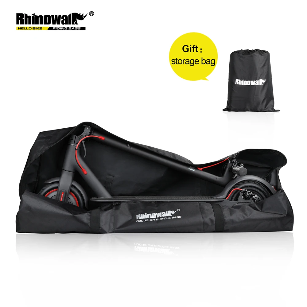 

Rhinowalk Water Repellent Storage Bag Electric Scotoor Foldable Skateboard Zipper Storage Case Durable Scootor Carry Bag