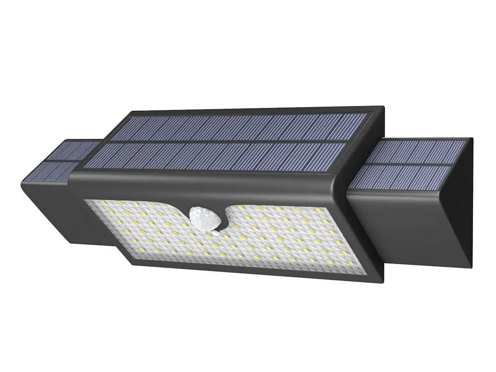 

71 LED 2835 Solar Wall Light Stretch Solar Induction Wall Light Human Body Sensing + Low Light Backyard Lane Villa Wall Light