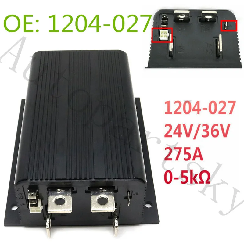 Замена Curtis 1204-027 1204027 PMC 24 V/36 V 275Amp DC контроллер с высоким качеством для гольф-кары