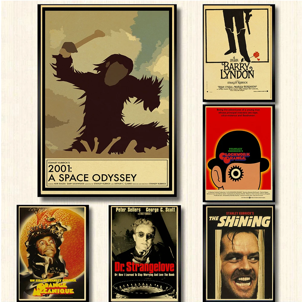 Классический кинопостер Kubrick настенный декоративный постер картина 2001