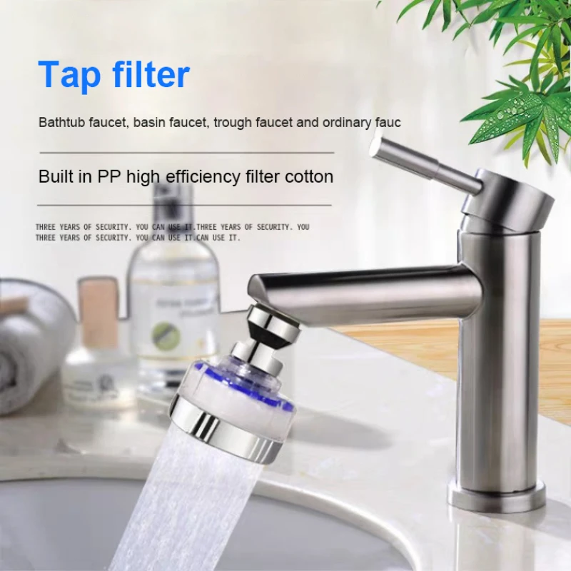 

Household Faucet Sprinkler Faucet Splash Filter Sink Faucet Adapter Tap Water Filter Extender Bathroom Shower Water Saving
