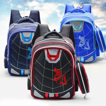 

Teenagers Orthopedic School Bags Ultra Light Burden Reduction Children School Backpack Cartoon Kids Backpack bags For Boys