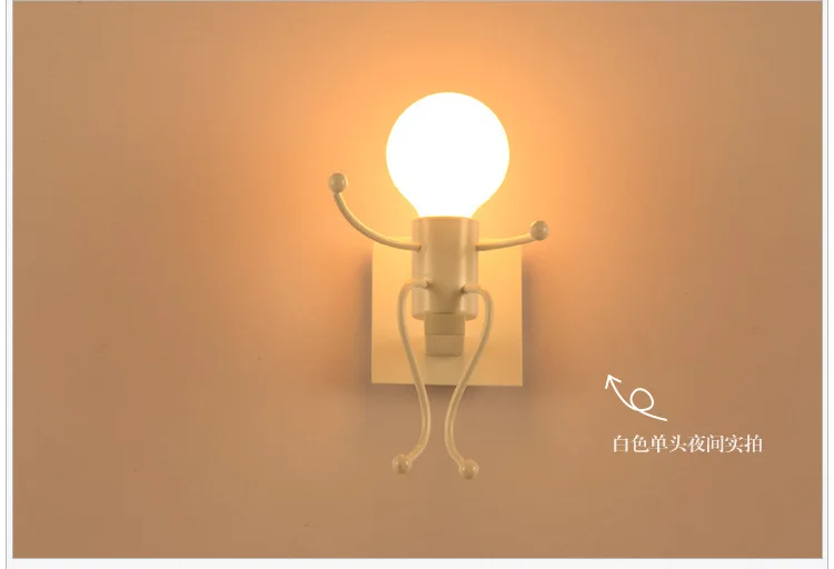 Инновация-современная Минималистичная ретро-Ресторан креативный Кофейня Бар злодей двухголовая настенная лампа p классная настенная лампа для гостиной