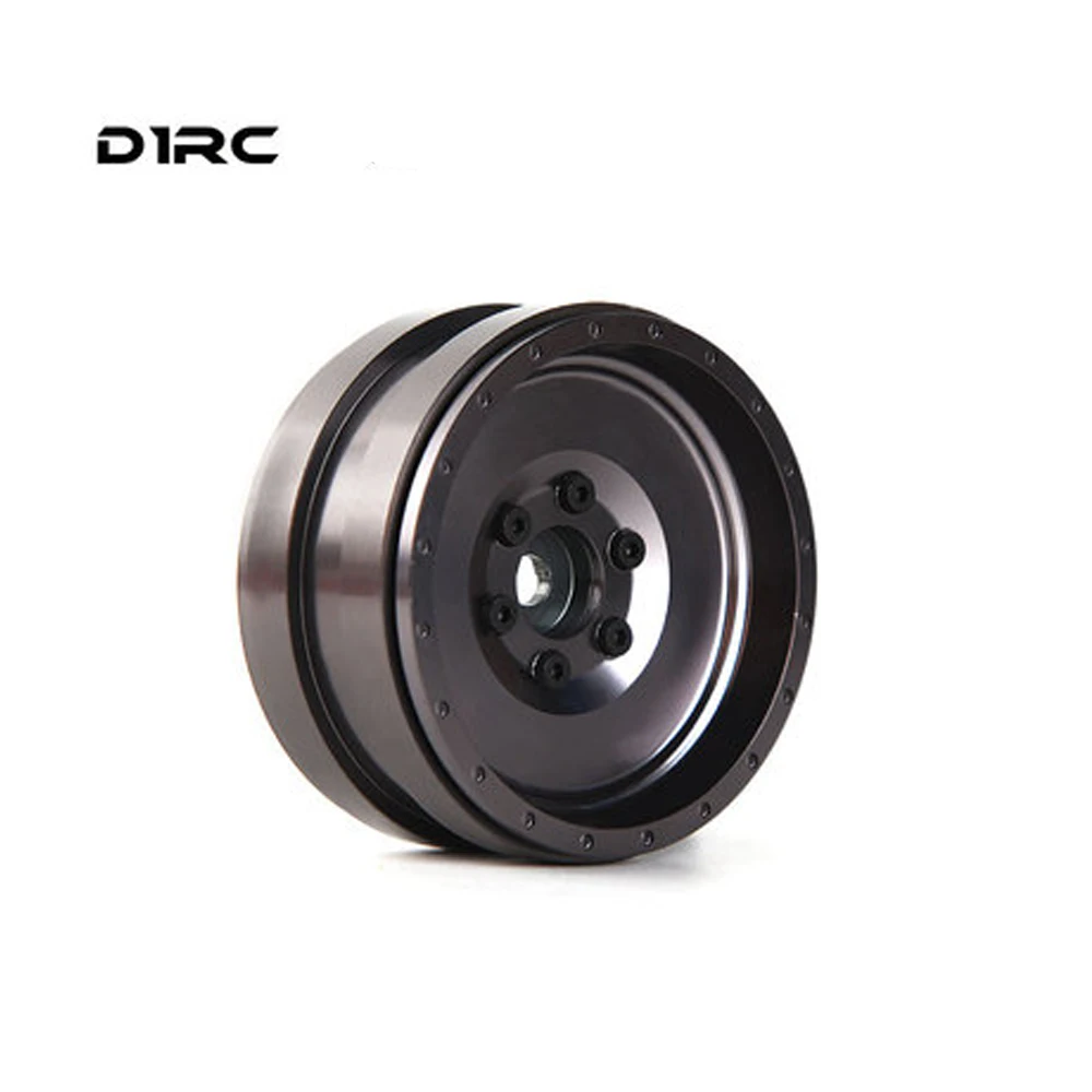 

D1RC 4PCS Metal 1.9 Wheel Hub Rim RC Car Accessories for 1/10 RC Crawler Axial SCX10 90046 Rc Car 4wd Traxxas TRX4 AXI03007