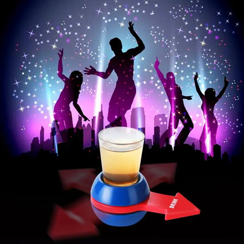 

Glass Turntable Drinking Game Spinner Spin the Shot KTV Bar Wine Games Party Fun Party Gifts Entertainment Supplies