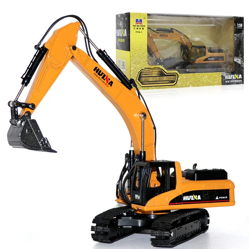 

High simulation alloy excavator,1:50 scale alloy car toy model,Gift box sales Engineering vehicle model,free shipping