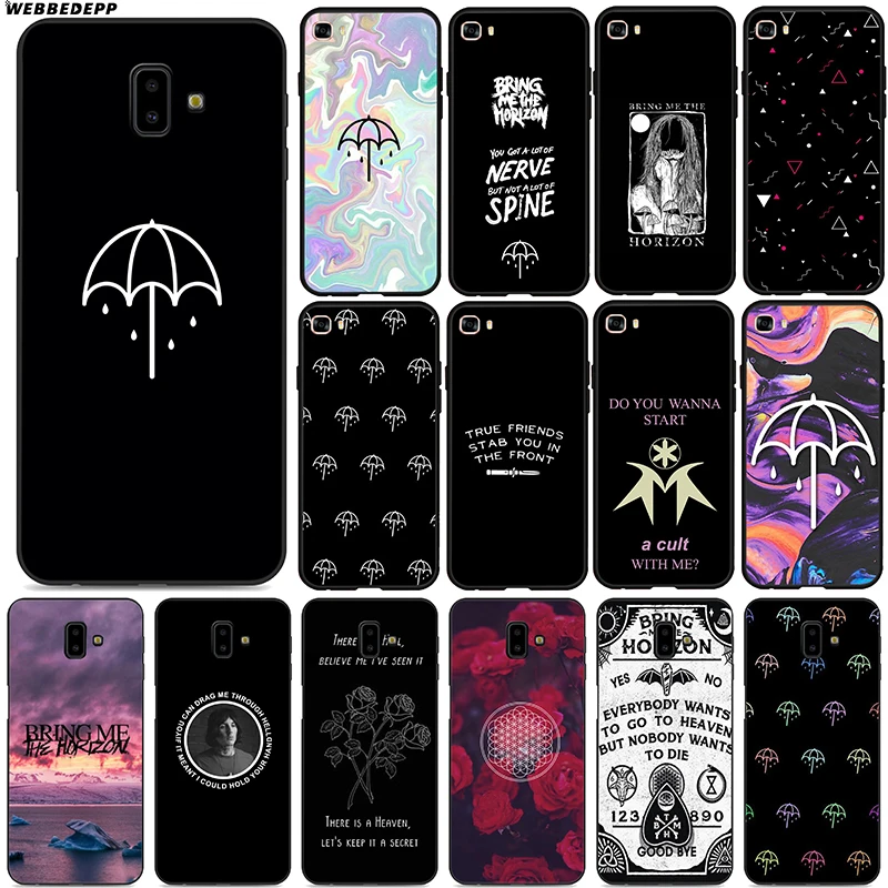 Для мобильных телефонов с надписью Bring Me The Horizon мягкий для samsung Galaxy J8 J6 J4 Plus Prime A2 Core