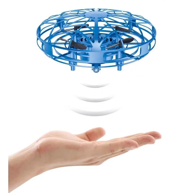 Mini UFO Drone Hand Operated RC Helicopter Quadrocopter Dron Infrared Induction Flying Ball Plane Kids Toys