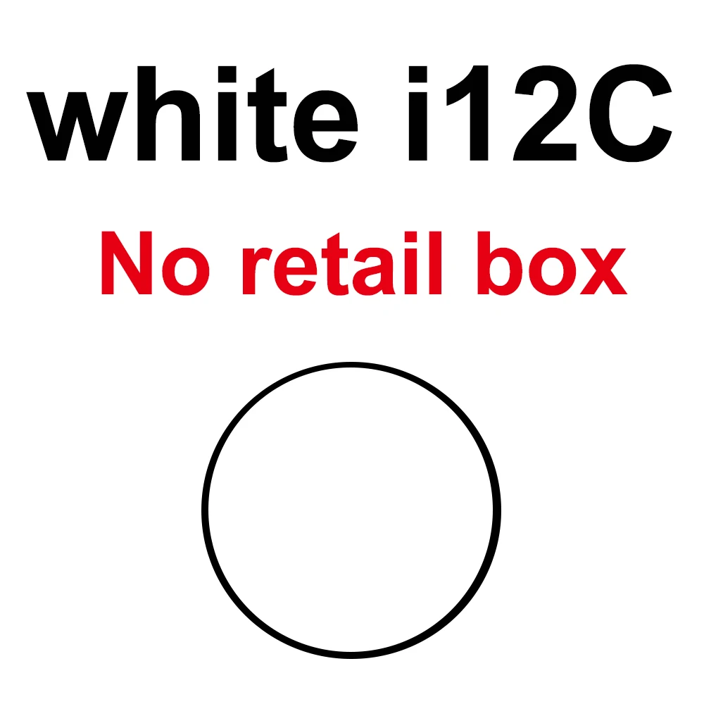 Матовый i12 TWS для дропшиппинг - Цвет: i12C white no box