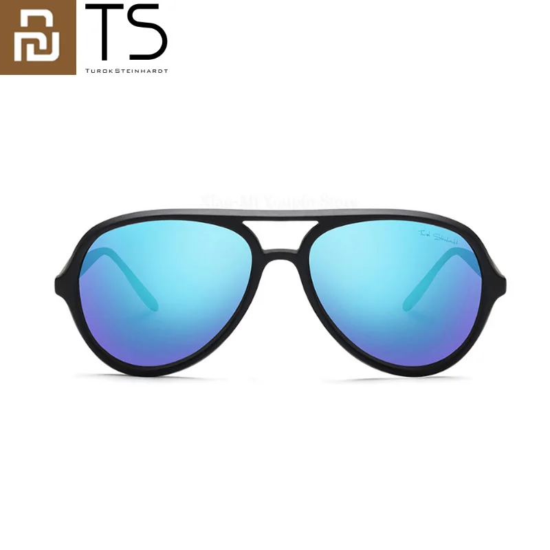 blue polarized aviator sunglasses