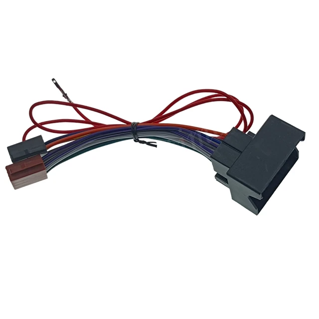 Arnés de cableado ISO para coche, adaptador de Radio para Citroen C2, C3,  C4, C5, Peugeot, todos los modelos, Conector estéreo automático, conector  de Cable de alimentación de telar de plomo 