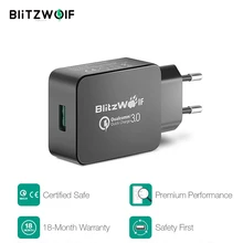 Blitzwolf 18 Wクイック高速充電3ユニバーサルUSB アダプタ電話充電器マイクロUSBケーブルタイプCの携帯電話のアクセサリーは、Xiaomi