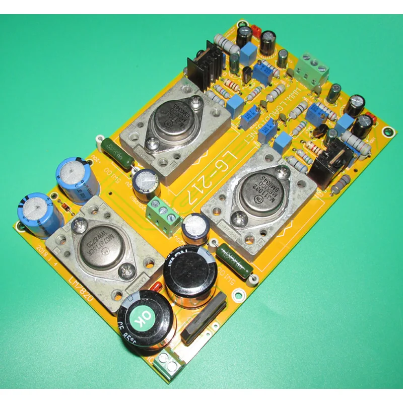 

Pure Class A single-ended preamplifier board LG-217, single-ended Class A secondary amplifier quiescent current over 200mA