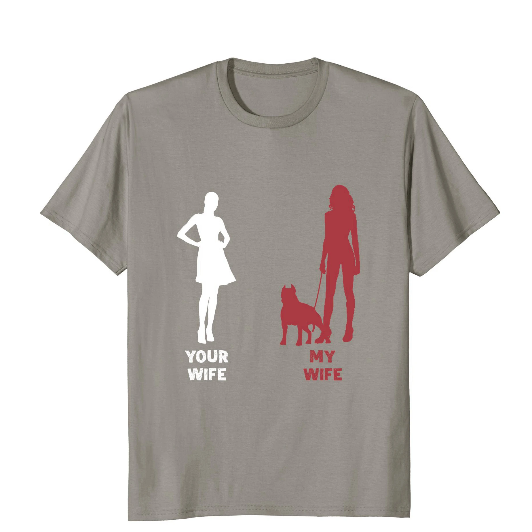Your Wife My Pitbull Shirt Dog Lover Gift T Discount 100 % Cotton For Men'S 034499 | Мужская одежда