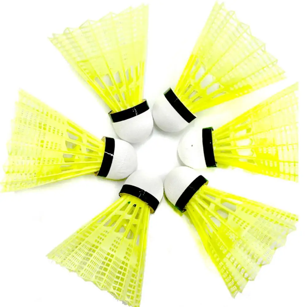 New 6Pcs Feather Badminton Ball Shuttlecocks Sport Training Game badminton feather cordage badmintonW