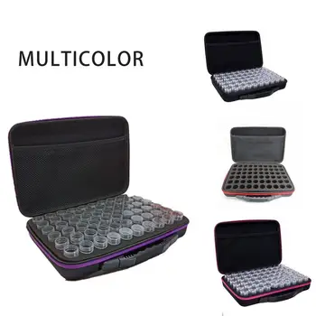 

Storage Box for 60 Containers of Glitter Paint in Eva 60 Compartments for Nail Art Earrings Pearls Necklaces Jewelry