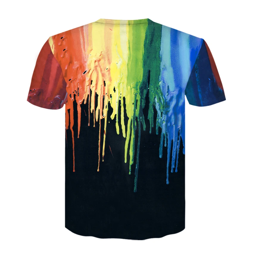 D-261-T恤短袖模板-后