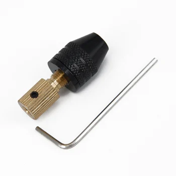 

3.17mm Clamp 0.3mm-3.5mm Self-Tightening Chuck Mini Electrical Electric Motor Shaft Miniature Drill Accessories Drill Bit