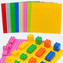 16*16 punti piastre di Base giocattolo compatibile blocchi di mattoni di grandi dimensioni piastra di Base bambini blocchi di costruzione fai da te accessori pavimento in mattoni giocattolo bambino