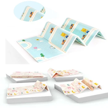

Fresh Environmental Tasteless Plastic cardboard baby mat XPEPortable AssembleableFoldable Climbing Play Mat Foam Pad Family mat