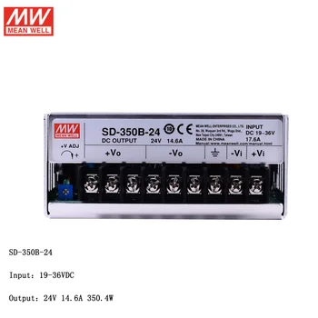 

MEAN WELL SD-350B-24 19~36V DC to 24V DC 350W DC-DC Converter Switching Power Supply 24V to 24V 14.6A Converter Transformer SMPS
