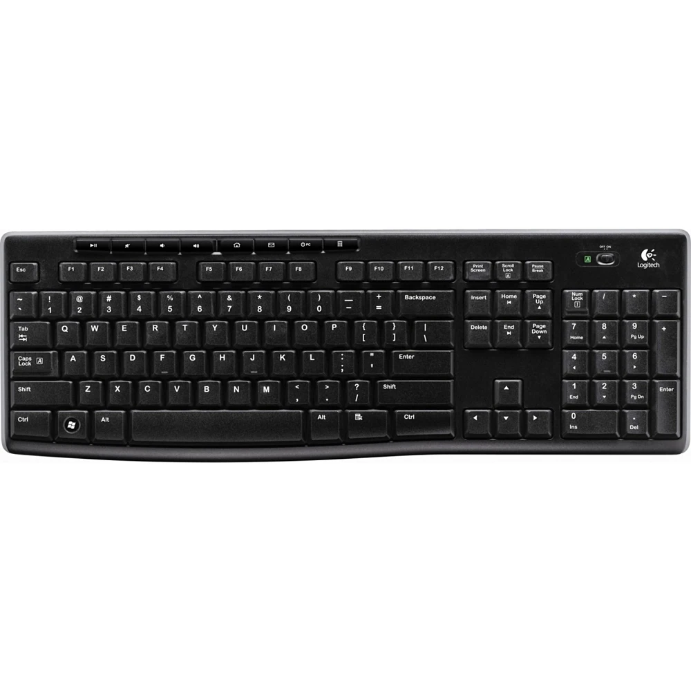Клавиатура LOGITECH K270, черный