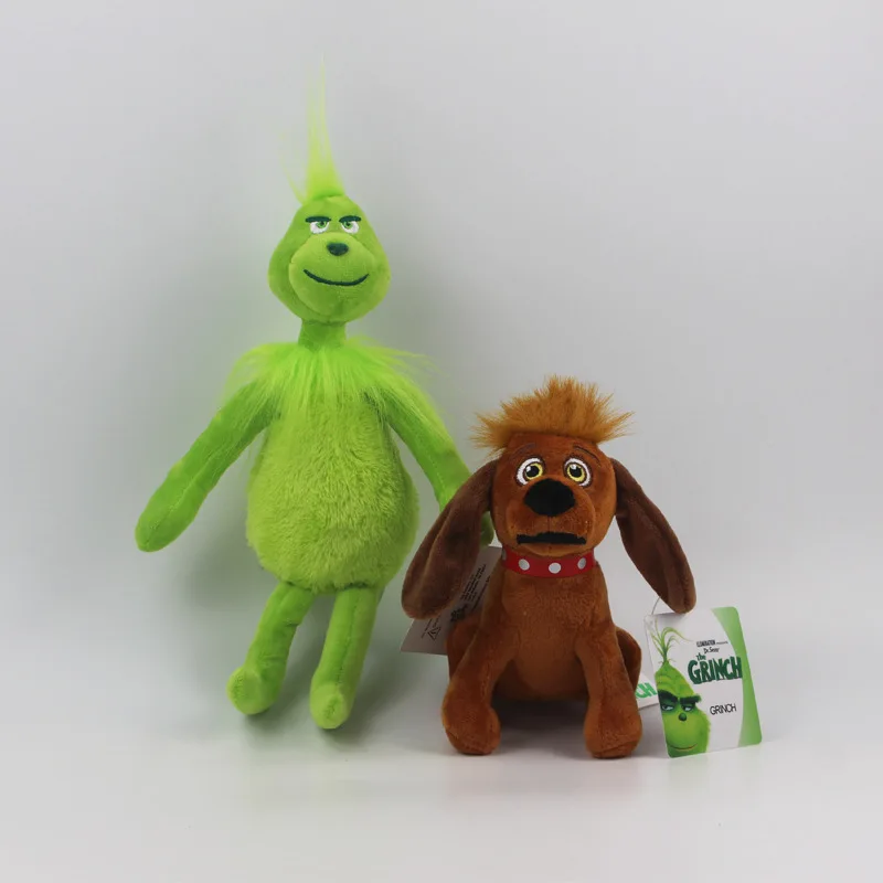 1 шт. 18-38 см Grinch плюшевые игрушки как Grinch украли Рождество Grinch Max собака плюшевые куклы игрушки мягкие игрушки для детей Подарки