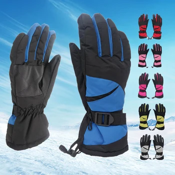 

Waterproof Winter Warm Gloves Professional Ski Gloves Girls Boys Adult Snow Gloves Windproof Skiing Snowboard Guanti Moto Gloves