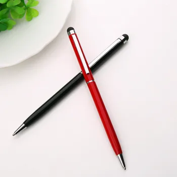 

metal ballpoint pen office school business touch control screen Mobile phone creative cute pens stylus 4.0mm bullet tip