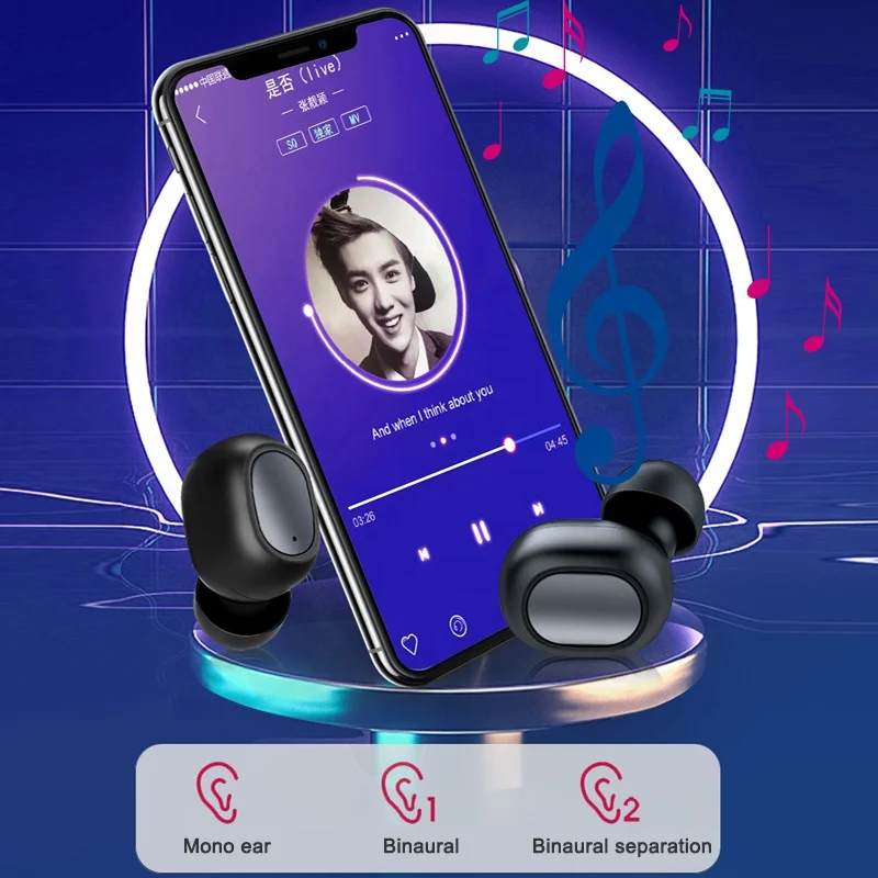 IWALK TWS In Ea Wireless Earbuds IPX7 Waterproof Bluetooth Earphone with Charging Box Earphones New Hifi Binaural Call Ear Buds