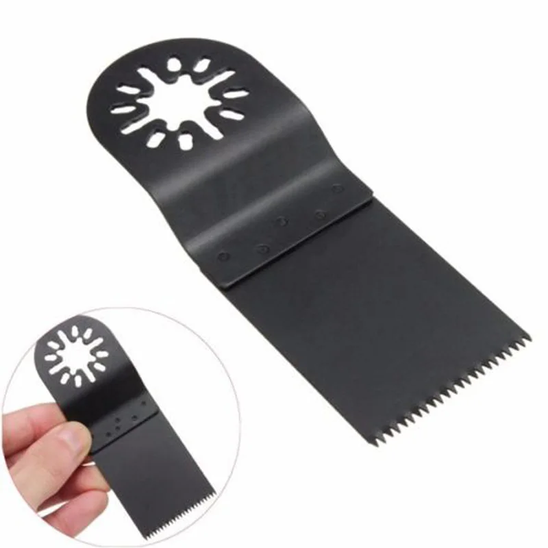 

Black Oscillating Multi Tool Saw Blade For Fein Multimaster Makita Ozito Cougar^