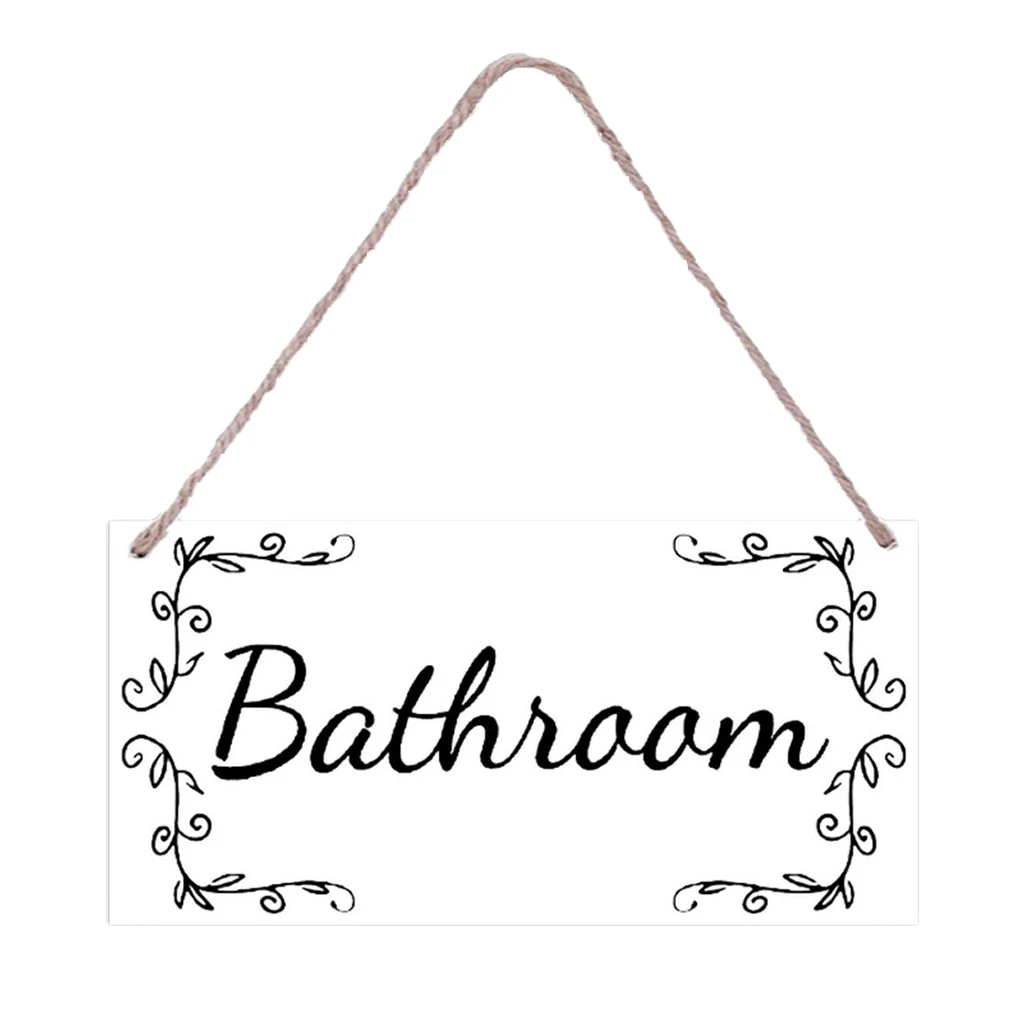 20x10cm Wooden Sign Printed Welcome Characters Wall Hanging Plaque Art Wood Sign Hanging Ornaments Home Decor Wall Decor 