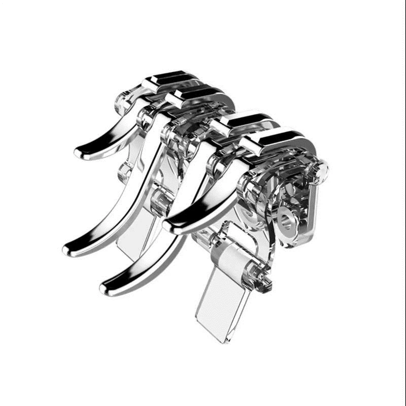 Metal para pubg controlador de jogo gamepad móvel joystick gatilho objetivo tiro l1 r1 botão chave joysticks para iphone android telefone