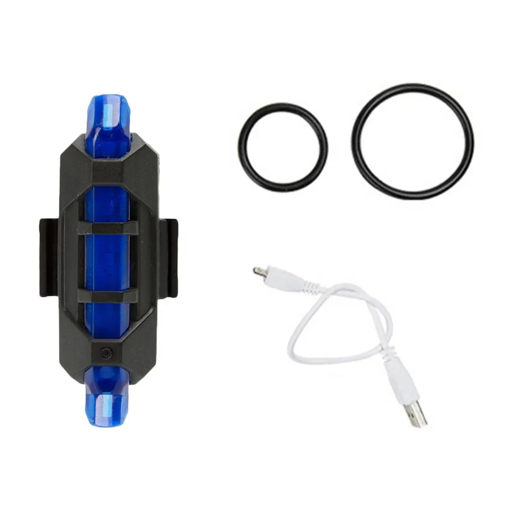

3 Modes LED Singal Flashlight Rear Tail Light for Bicycle Warning Light Safety Lamp Waterproof USB Rechargeable