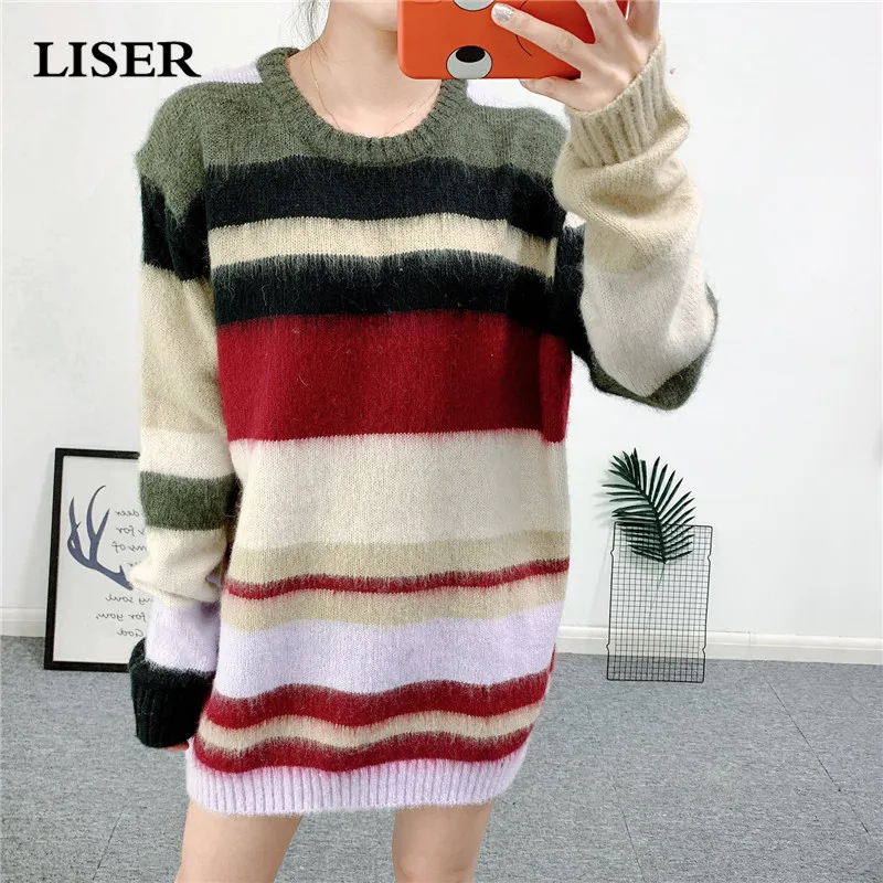 Sweater Women Knitted Sweater 2019 New Autumn Winter Clothes Women Pullover Sweater Vintage Sweater