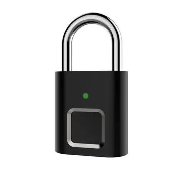 

Biometric Lock Semiconductor Lock Smart Door Lock USB Rechargeable Padlock Door Electronic Lock Intelligent Home Keyless Lock