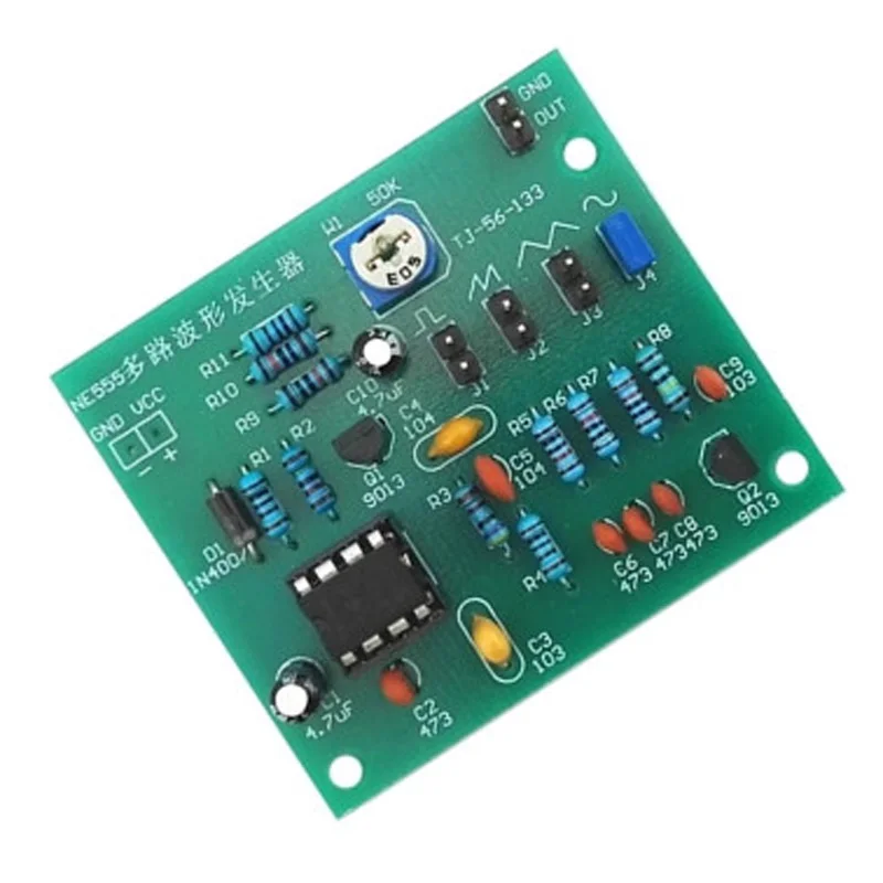 DIY Генератор сигналов 2 Pin наборы волна треугольник многоканальный модуль NE555 аксессуары часть