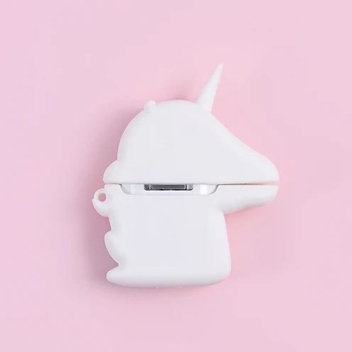 Для AirPods чехол Единорог Лошадь карабин мягкий чехол
