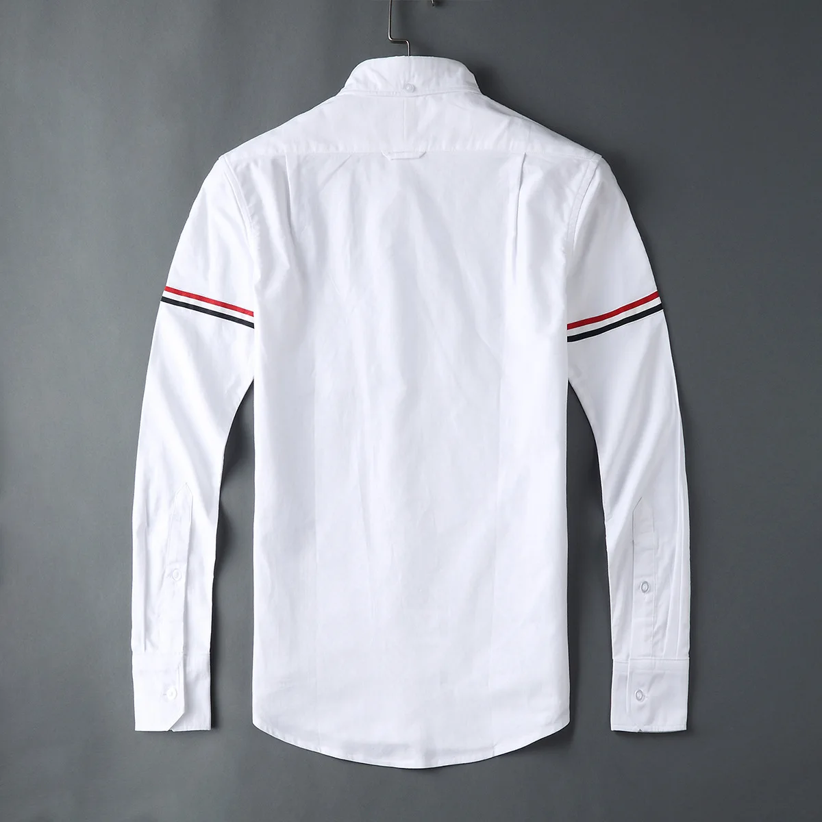 2020 Fashion TB THOM Brand Shirts Men Slim Long Sleeve Casual Shirt