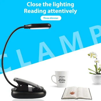 

Book Light Book Reading Lamp Clip-on Book Lights Folding LED Night Lamp For Reader Bedroom Kindle Adjustable Flexible Lights