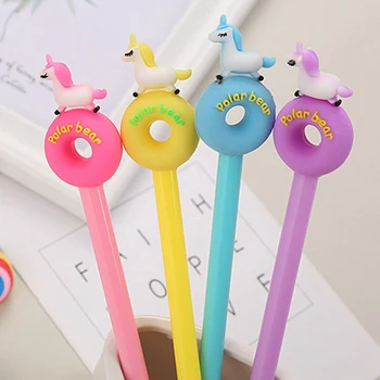 

5pcs/set Novelty Gel Pens Cute Unicorn Pens Kawaii Neutral Pens For Kids Gifts School Office Supplies Learning Stationery