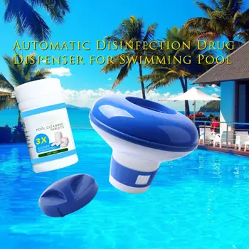 

Swimming Pool Chlorine Dispenser Plus 100 tablets Chlorine Tablets Chemical Floater Chlorine Bromine Tablets for pool Floating