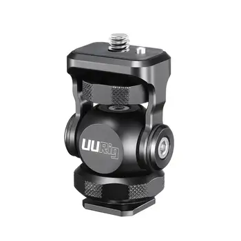 

UURig Mini Ballhead With Cold Shoe Mount Gimbal Rig For Sony Canon Nikon DSLR Camera Smartphone R015 Monitor Bracket r60