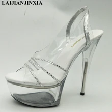 Сексуальная танцевальная обувь laijianjinxia/босоножки на высоком каблуке 15 см танцевальная обувь для ночного клуба обувь для танцев на шесте модельная женская обувь на высоком каблуке H-163