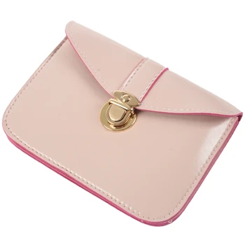 

Women messenger bags Vintage style PU leather handbag Sweet cute Cross body handbags Clutch messenger bags(Beige)