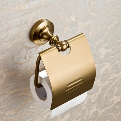 paper holder Набор аксессуаров для ванной комнаты, алюминиевая Антикварная вешалка для полотенец, крючок для халата, туалетная бумага, держатель для щетки, набор оборудования для ванной - Цвет: paper holder
