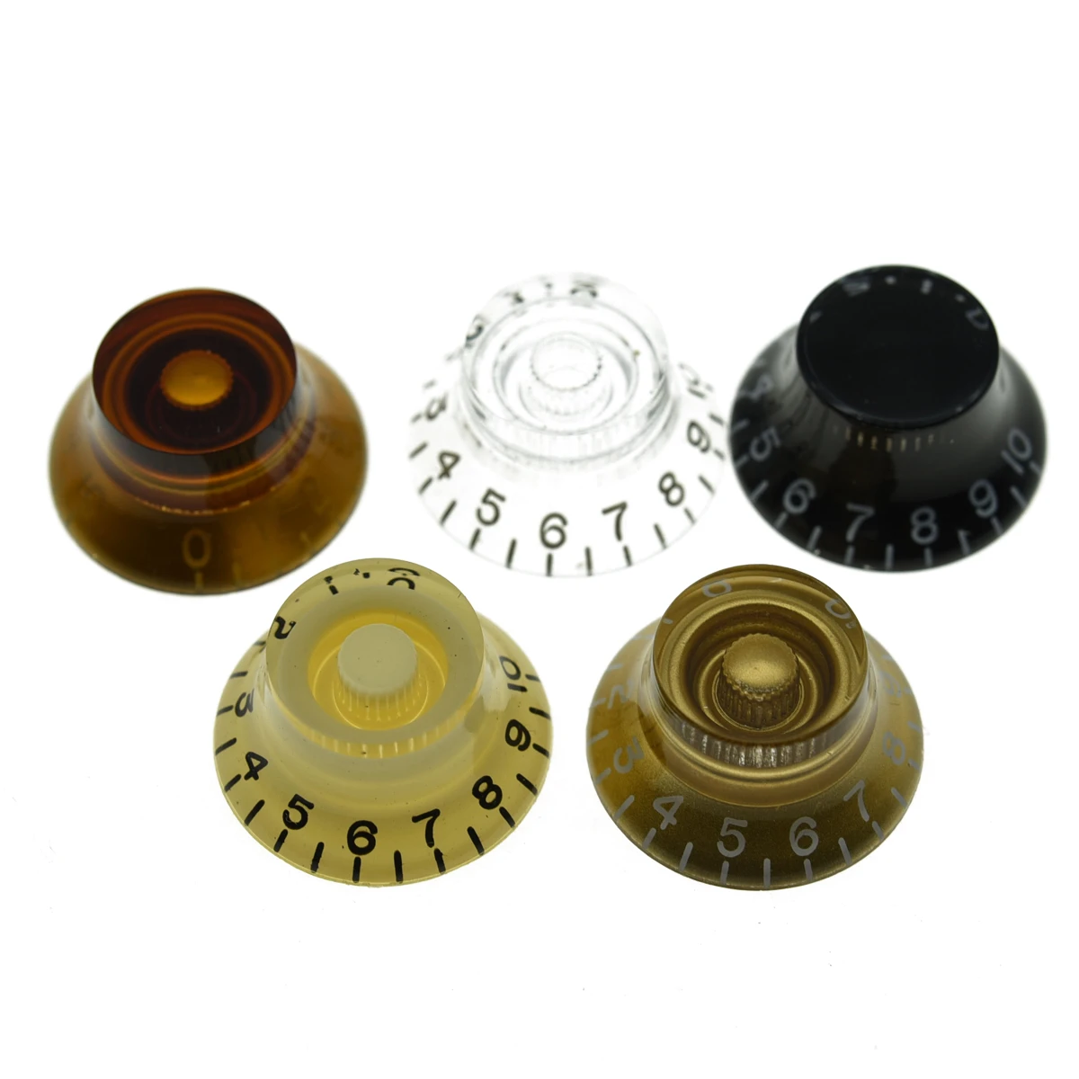 At tilpasse sig robot international KAISH USA/Imperial Spec LP Guitar Bell Knobs 24 Fine Spline Top Hat Knobs  for Gibson Les Pauls or CTS Pots|Guitar Parts & Accessories| - AliExpress