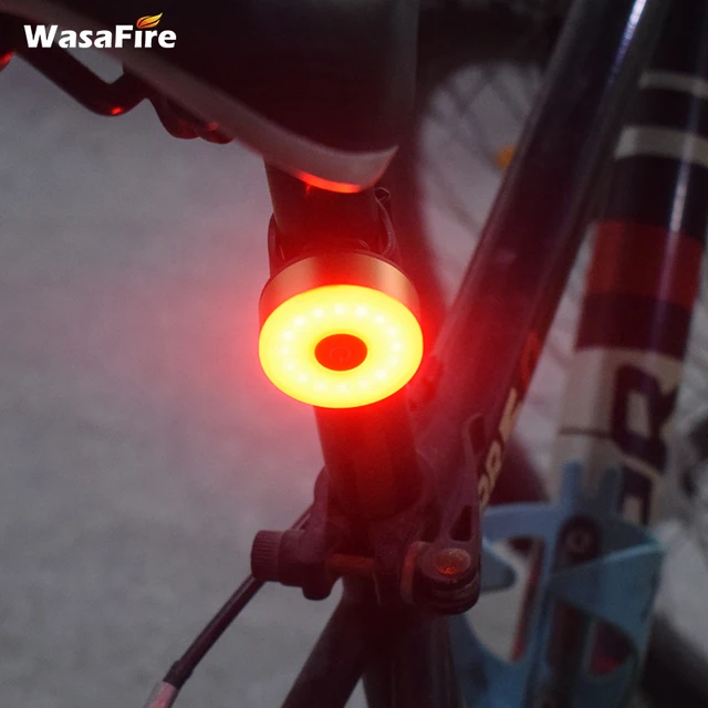 US $6.94 Bicycle Tail Light USB Rechargeable Bike Rear Light Mini Flash Taillight Safety Warning Lights Cycl